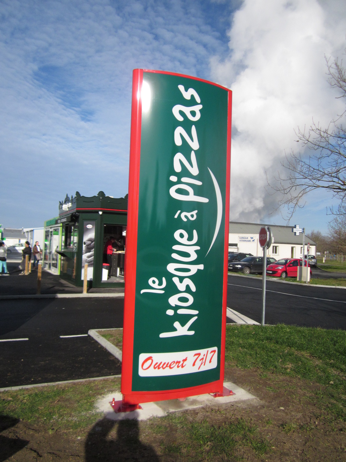 totem kisque a pizza